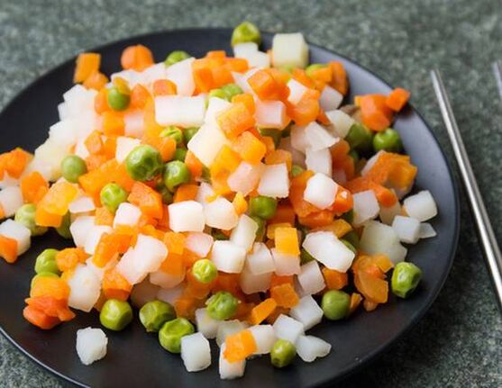 maggi 饮食的蔬菜沙拉