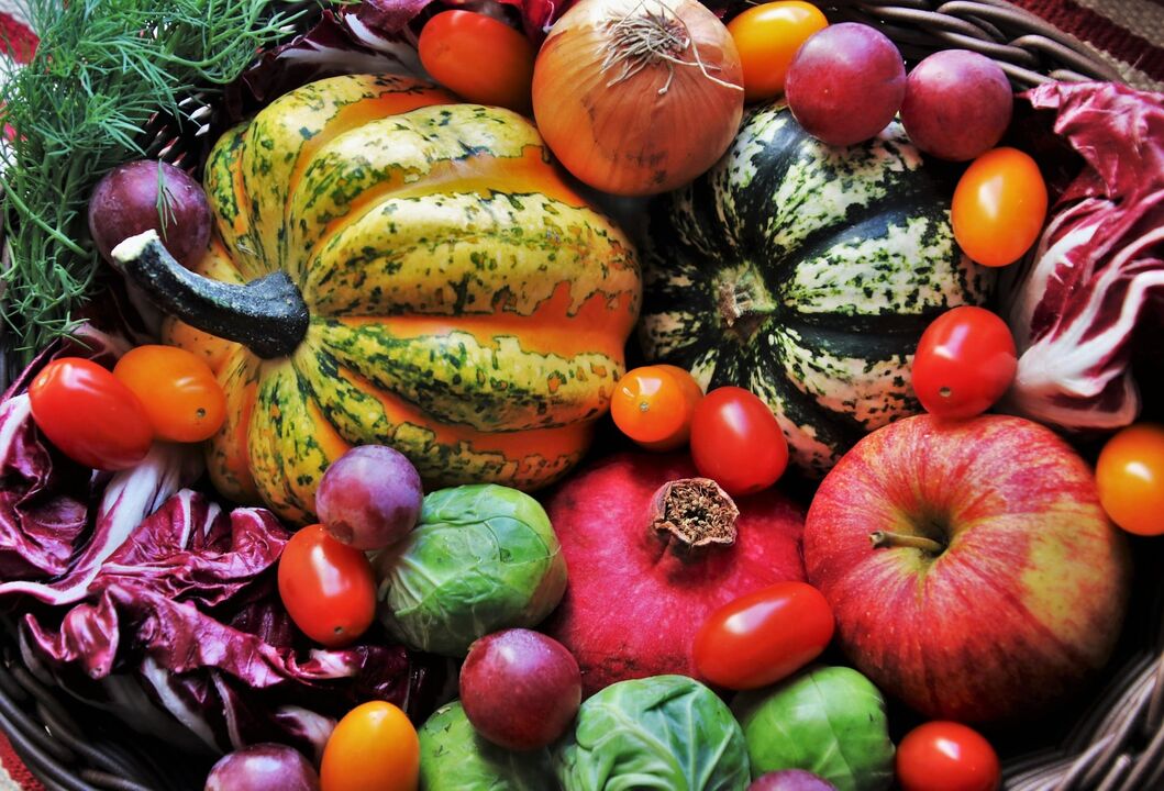 II型血的人的饮食应以蔬菜和水果为主。